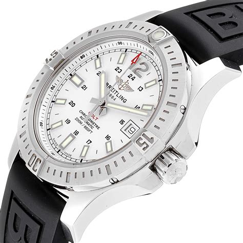 breitling colt 41 white dial